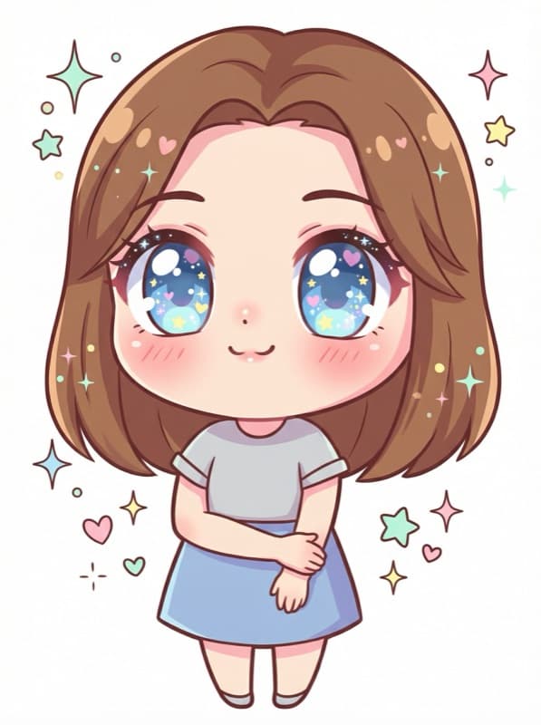 Chibi AI art style example — iCartoon