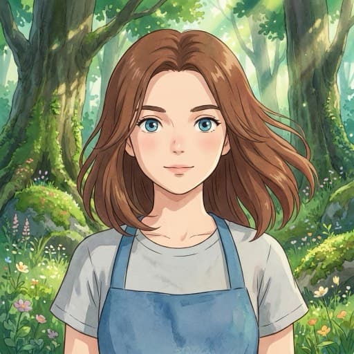 Studio Ghibli AI art style example — iCartoon