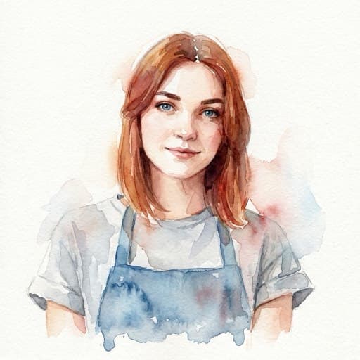 Watercolor AI art style example - iCartoon