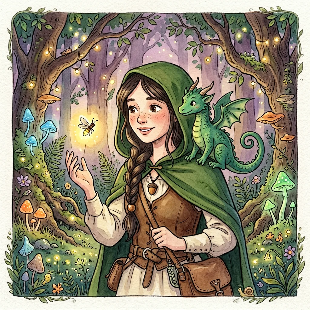 Classic storybook illustration style example — AI generated with iCartoon